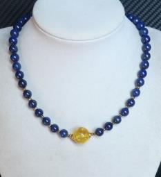Lapis lazuli, jantar (2508)